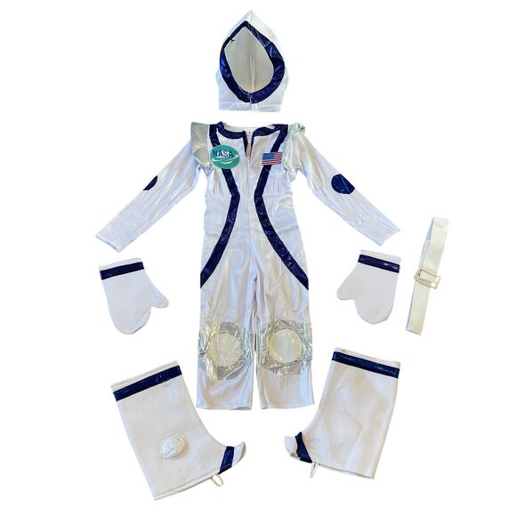 NEW Boo! Inc. Spunky Space Cadet Astronaut Kids Costume White - Size: 3-4 - Picture 2 of 15